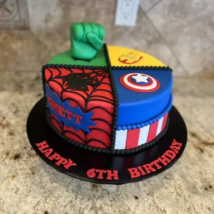 Avengers Cake