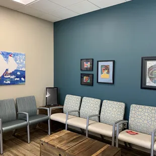 The lobby. Full of original artwork by amazing young artists!