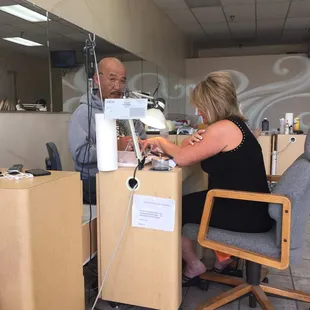 The nail professional