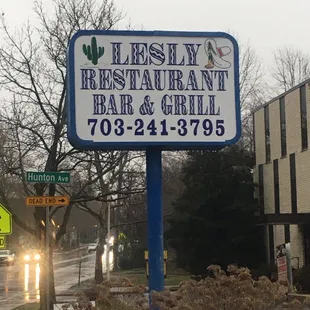 Sign in front, if you can find the place.