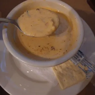 Lobster bisque  on tonight&apos;s menu..