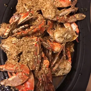 Cajun &amp; Minced Garlic Mix Crabs