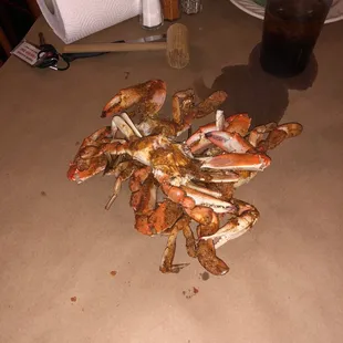3 crabs and they clean them for free on Thursdays
