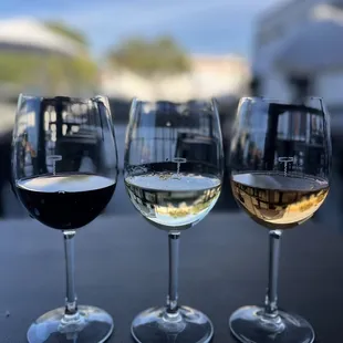 Variety wine flight