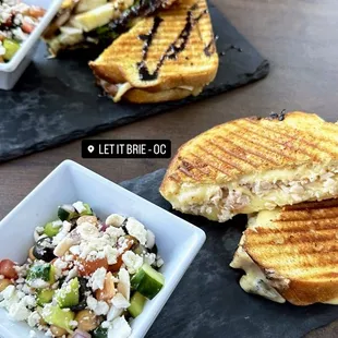 Lib grilled cheese and Signature Sandwich