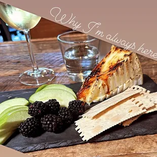 Brûlée Brie and a Rose Moscato