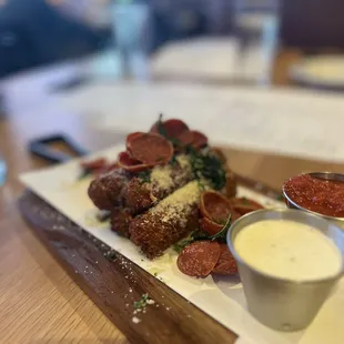 a plate of food