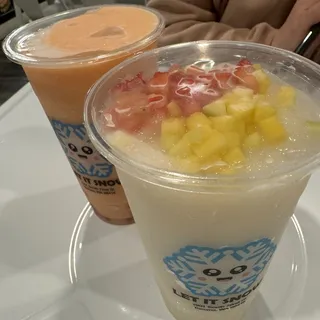 Strawberry Mango Fruit Slush