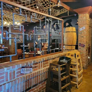 the interior of a restaurant