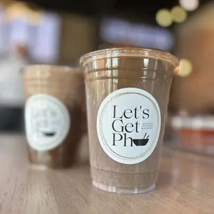 Tiramisu Coffee and Taro Coffee