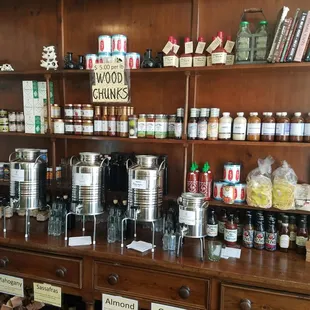 An array of rubs and spices.