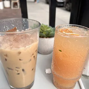 Iced Chai &amp; Pineapple Guava Spritz