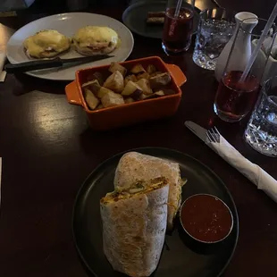 Eggs Benedict Sandwich