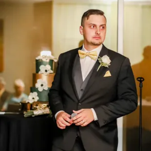 a man in a tuxedo