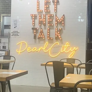 the interior of a restaurant