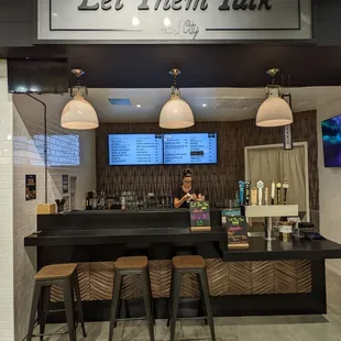 Bar &amp; several stools