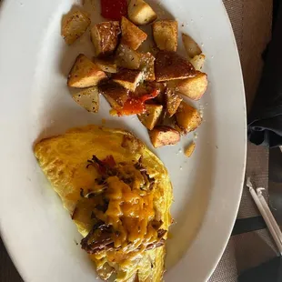 Brisket omelette