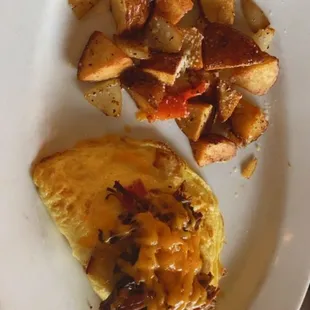 Brisket omelette