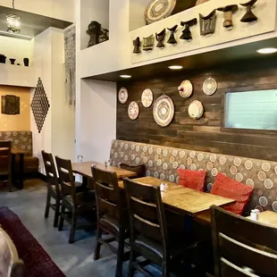 interior, sushi and sashimi