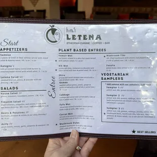 Menu, May 2024 (page 1/2)