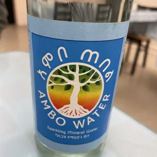 Sparkling mineral water