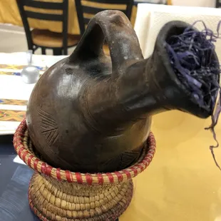 Coffee pot served at the table