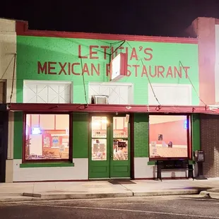 The only happening place in downtown Weimer on a Friday night.