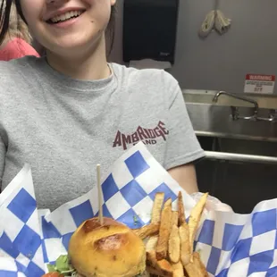 Our West Coast Turkey Ball Burger!