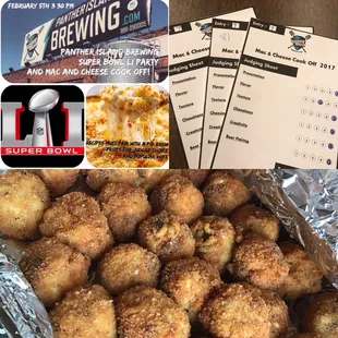 Mac &amp; Cheese Balls. Winner of the 2017 Panther Island Brewing Mac &amp; Cheese Cook Off!