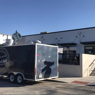 Let&apos;s All Have a Ball food truck @ HopFusion Ale Works in Fort Worth Texas. Chicken Ball Baskets on the menu.