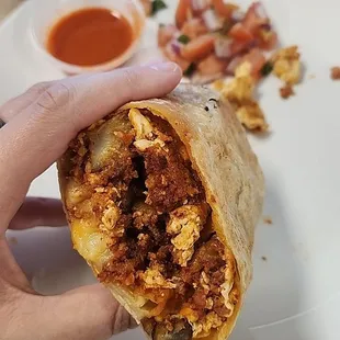 Chorizo burrito