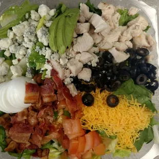 Big beautiful Cobb Salad.