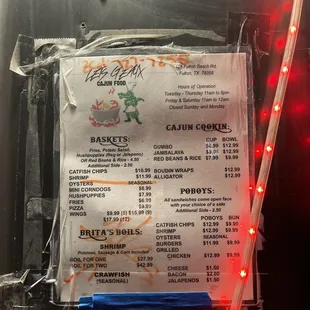 Menu: it&apos;s call to order here