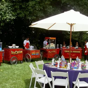 Just a few our antique-style food carts