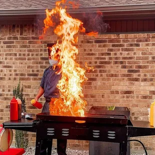 The bigger the fire the bigger the party