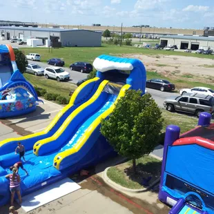 Wipeout Water Slide