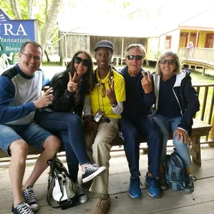 Some guest from France, took the Laura Plantation tour