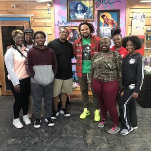 Urban art gallery with BMike