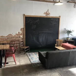 Chalkboard to draw on