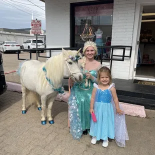 Princess and pony "Charlie"