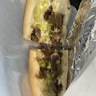 Steak and cheese, a sad and empty feeling