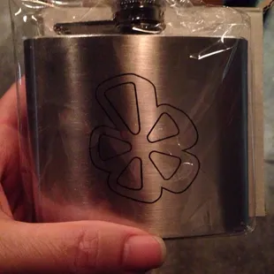 Sweet yelp flask just for checking in!!