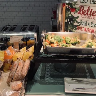 Breakfast buffet $28 adults $15 for kids - veggies in breakfast? Sure!