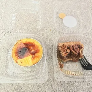 a dessert and a fork