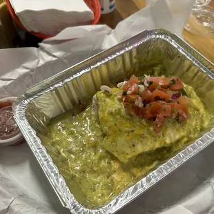 Smothered Breakfast Burrito - delicious!