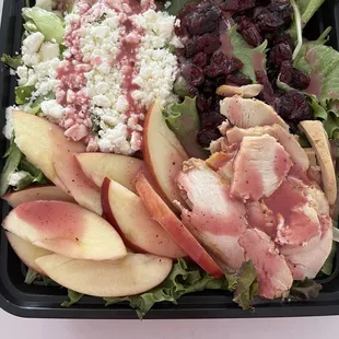 Apple feta salad