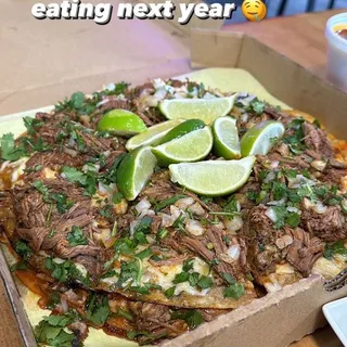 PizzaBirria (serves 2-4)