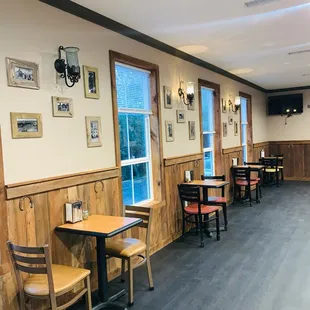 Inside the restaurant