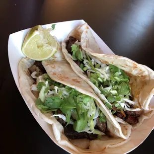 Carne asada tacos