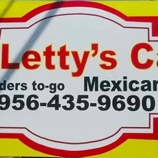 a sign for a mexican food restaurant